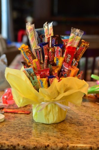 candy bouquet